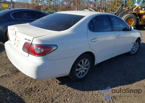 2004 Lexus Es 330 z USA, uszkodzony, nr VIN JTHBA30G545008090